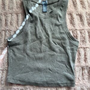 Tilly's tan Ribbed Tank Top